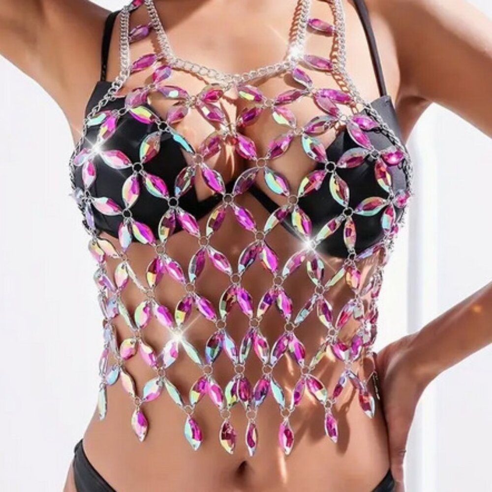 Pink Body Jewerly  FESTIVAL  BEACH VACATION